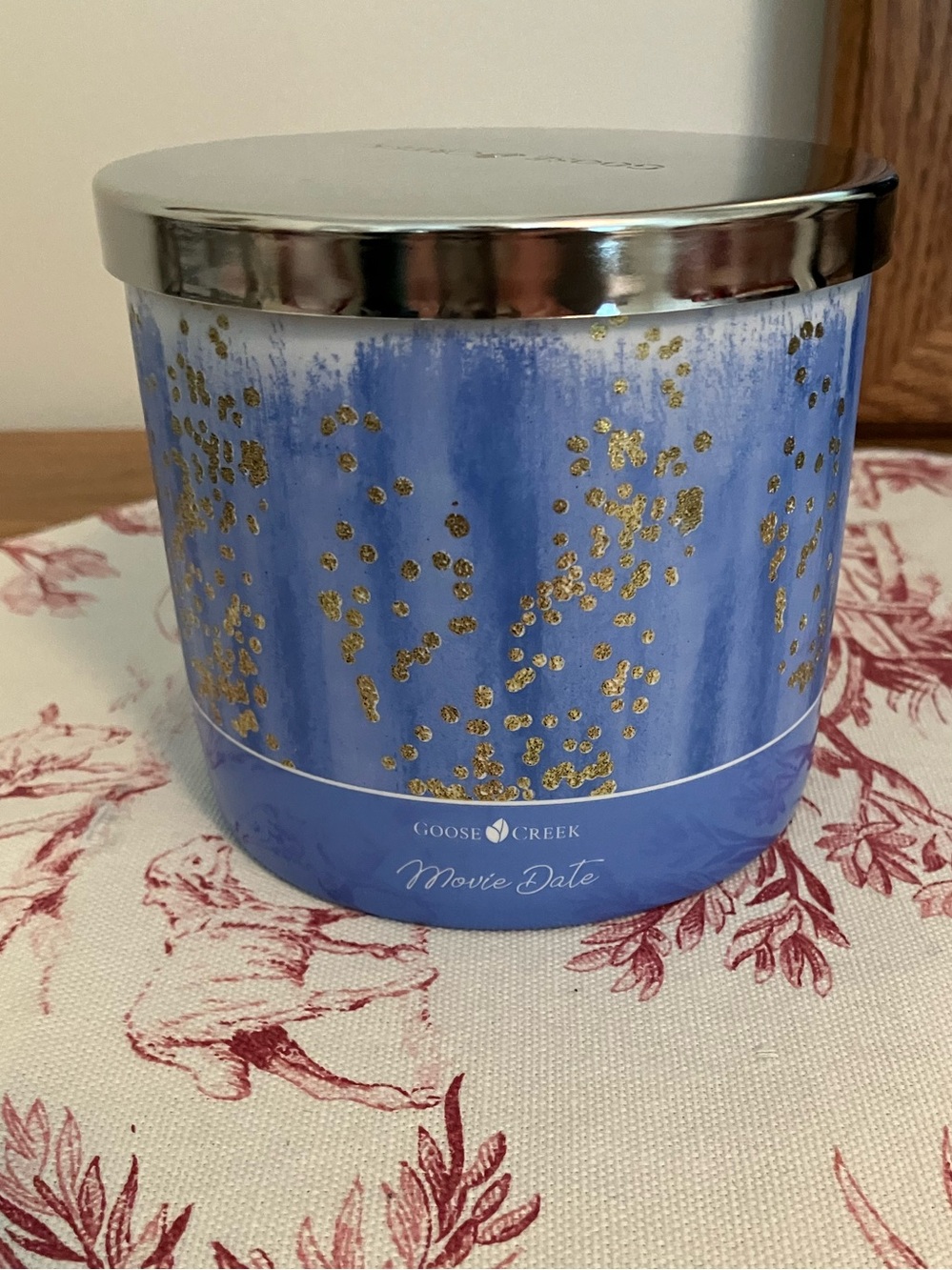 Goose Creek Movie Date Popcorn Scented 3 wick candle